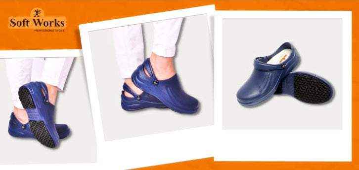 Ref. BB61  CLOGS BLUE - Foot Zone