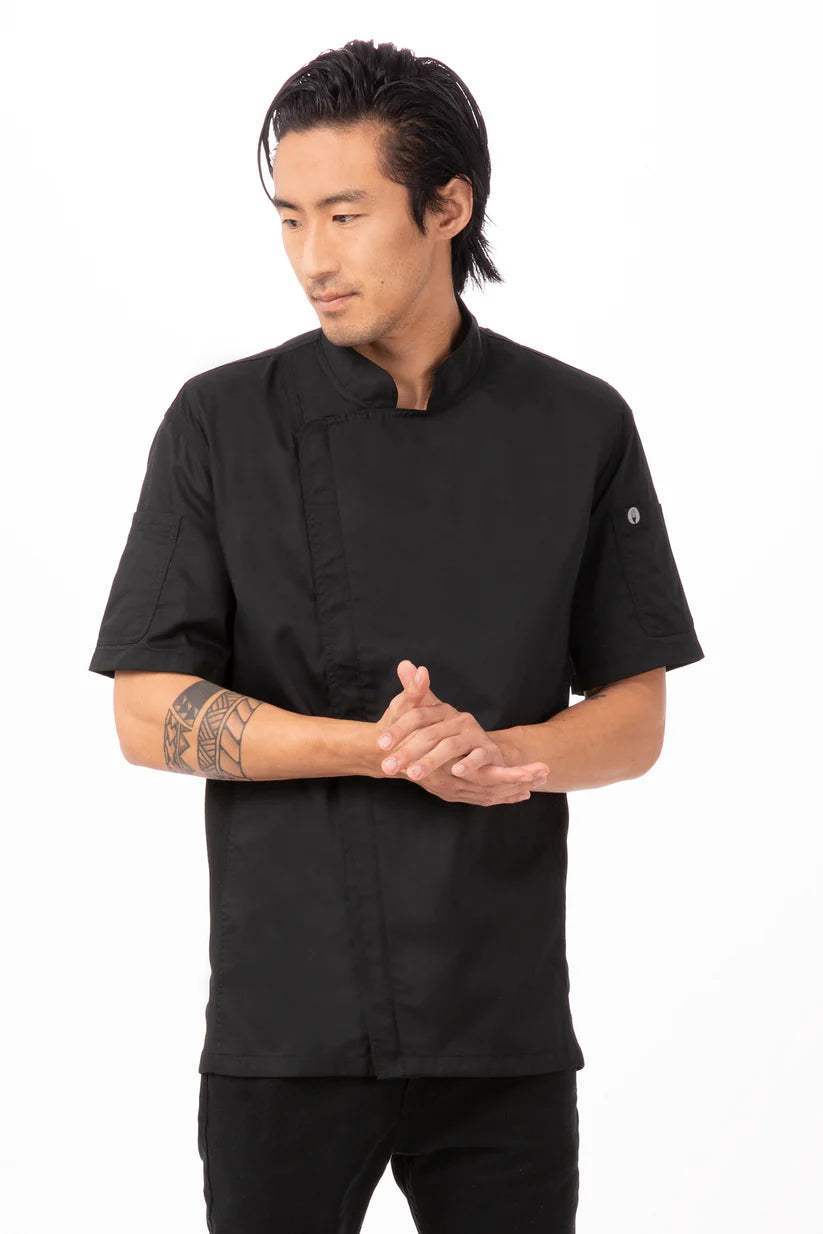 Springfield Jacket Men Springfield Men's Chef Black Jacket Set - Foot Zone