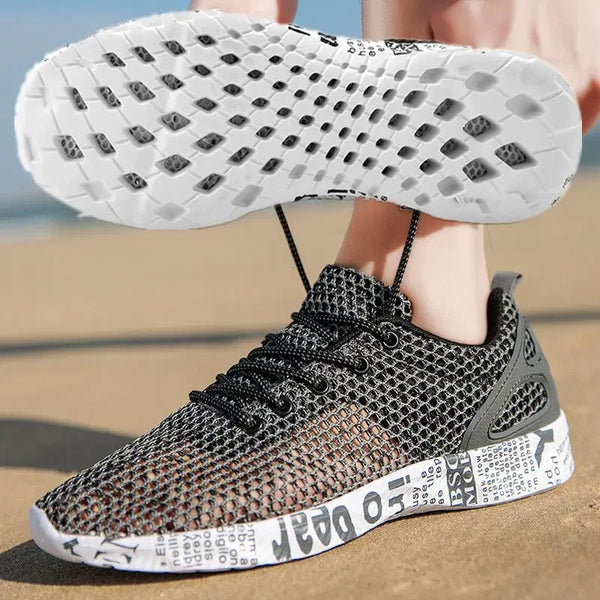 Ref FT 76  Air Mesh Aqua Sneakers with Foam Footbed