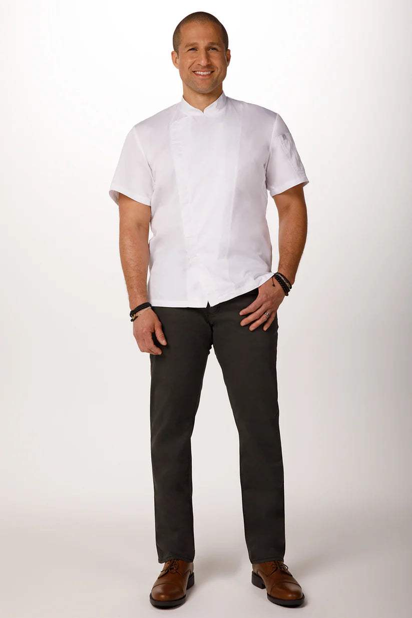 Cannes Press Stud Chef Jacket - Foot Zone