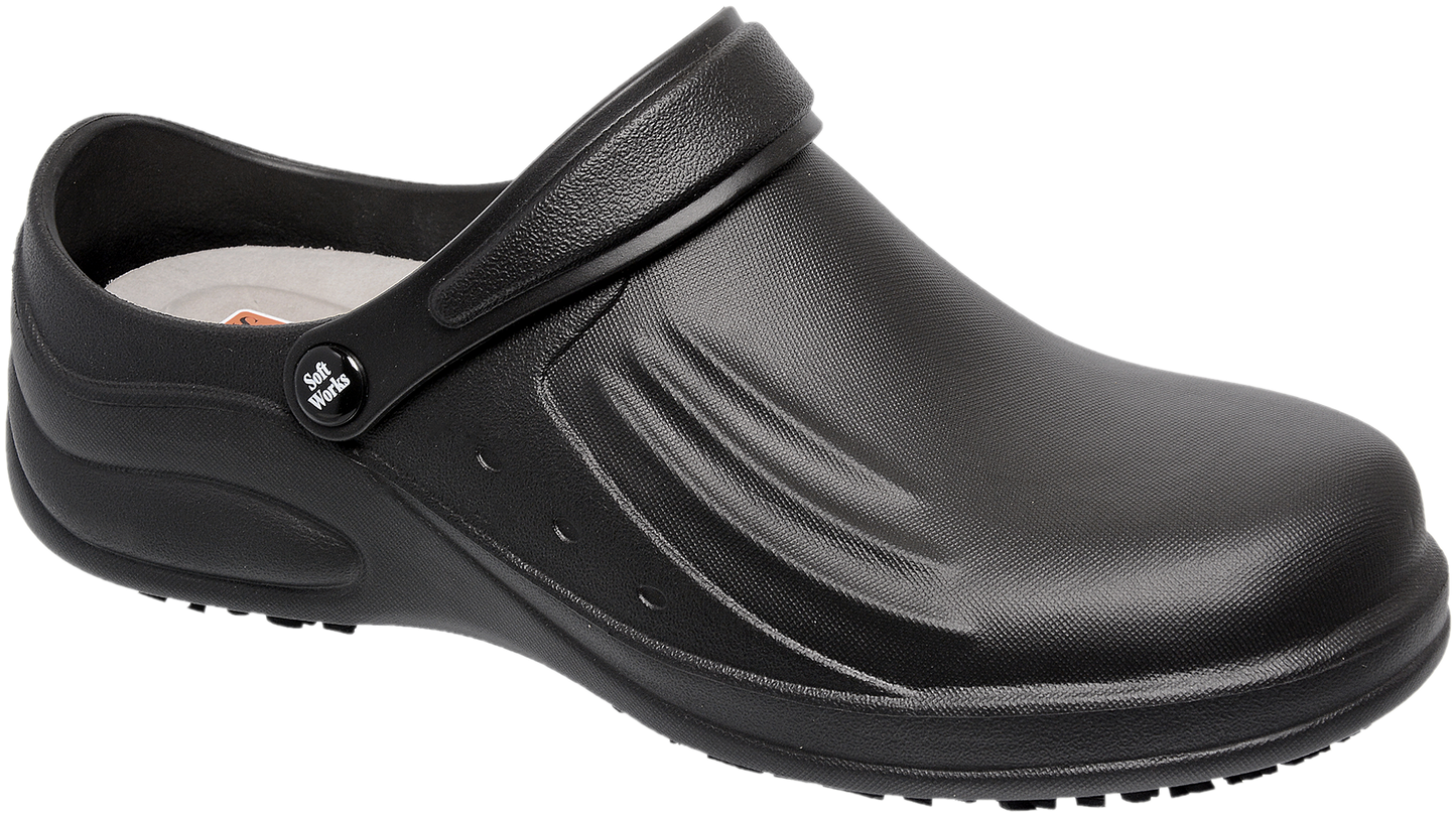 Ref. BB61  CHEF KITCHEN CLOGS BLACK