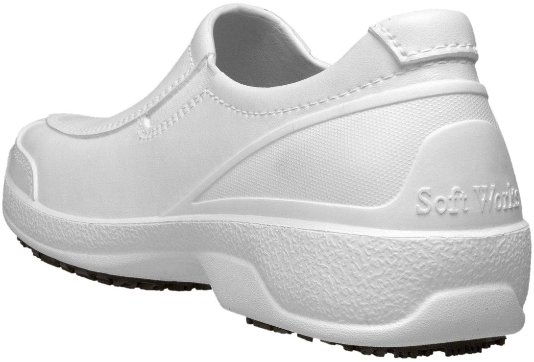 Ref. BB66  NON-SLIP WORK CLASSIC SHOES WITH TOE CAP WHITE - Foot Zone