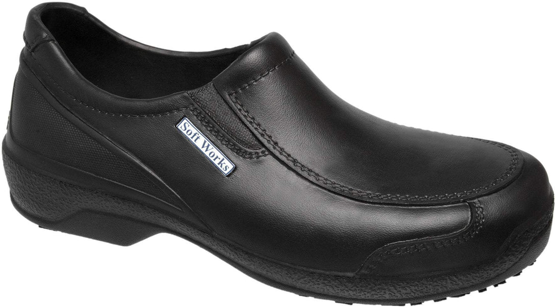 Ref. BB67  NON-SLIP WORK CLASSIC SHOES  BLACK - Foot Zone