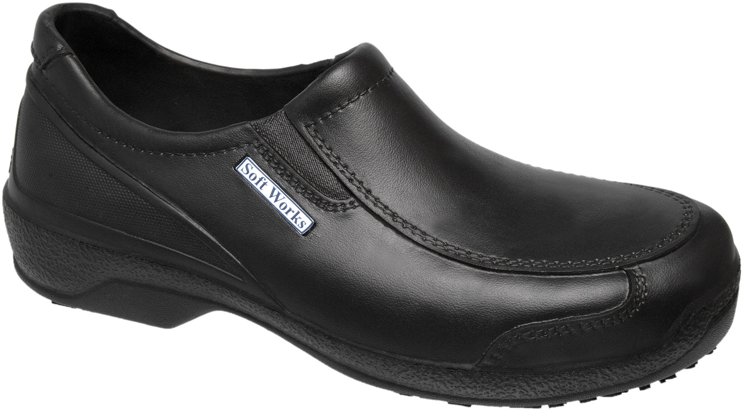 Ref. BB66  NON-SLIP WORK SHOES WITH TOE CAP BLACK