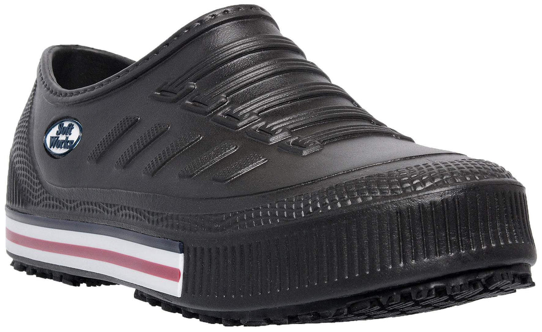 Ref. BB81 NON-SLIP SNEAKERS BLACK/R (Wholesale) - Foot Zone